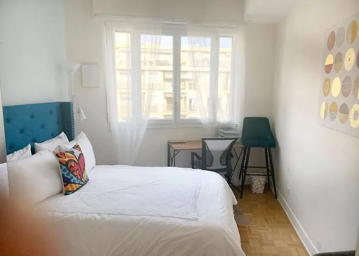 2bed 2bath Sea View Promenade Bright & Spacious! Bravostaysriveria * Νίκαια