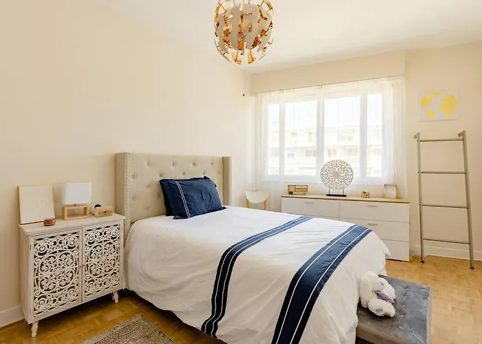 2bed 2bath Sea View Promenade Bright & Spacious! Bravostaysriveria * Νίκαια