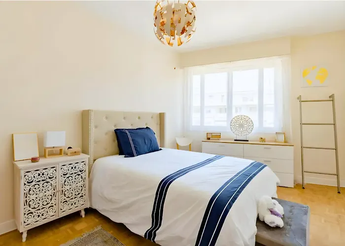 2bed 2bath Sea View Promenade Bright & Spacious! Bravostaysriveria * Ницца