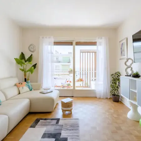 Apartmán 2bed 2bath Sea View Promenade Bright & Spacious! Bravostaysriviera *
